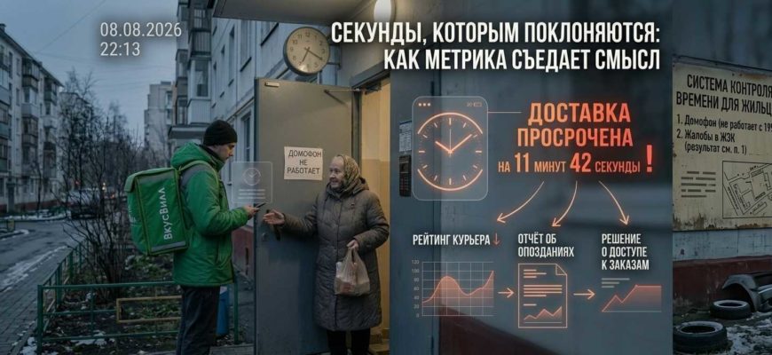 Секундопоклонство: культ секунд в доставке еды